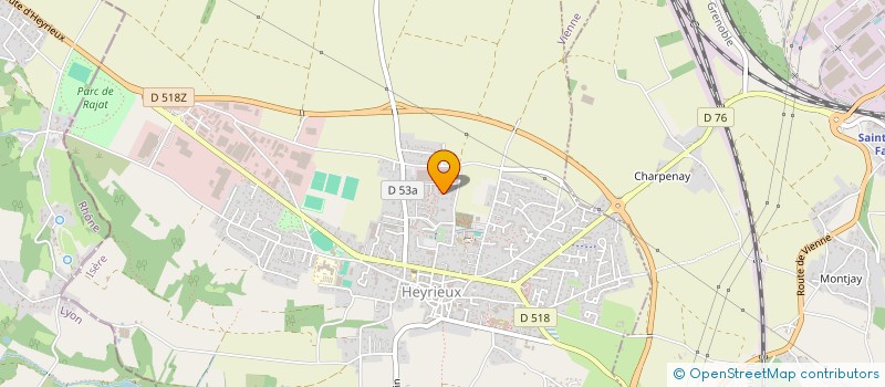 localisation de l'entreprise SCI FARY  HEYRIEUX