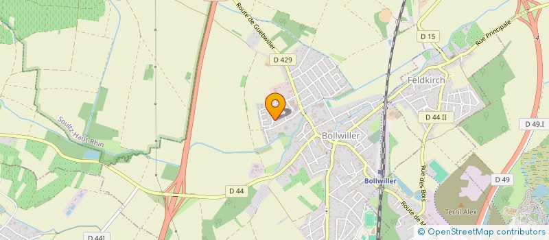 localisation de l'entreprise SCI FAS  BOLLWILLER