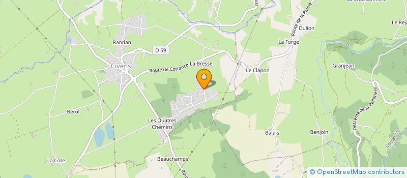 localisation de l'entreprise SCI FAS  POUILLY-LES-FEURS