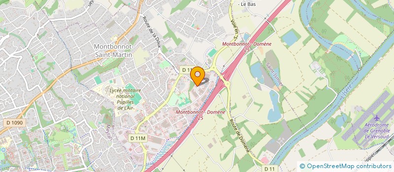 localisation de l'entreprise SCI FAS  MONTBONNOT-SAINT-MARTIN