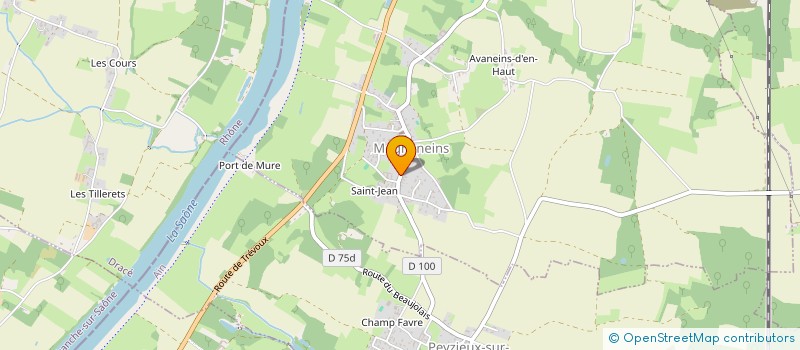 localisation de l'entreprise SCI FAS  MOGNENEINS