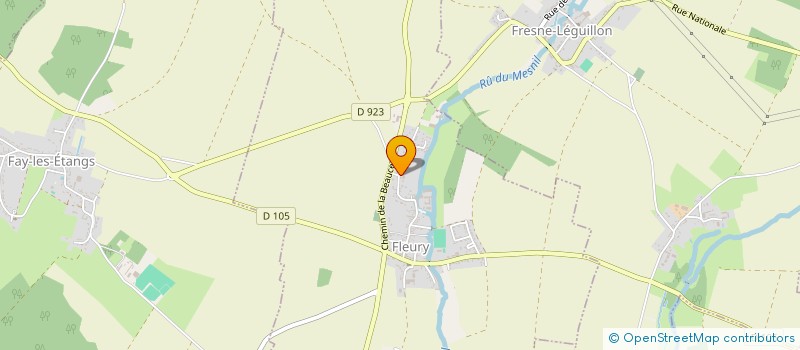 localisation de l'entreprise SCI FASA 3000  FLEURY