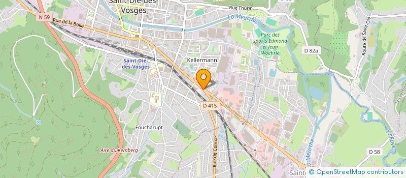 localisation de l'entreprise SCI FASABE à SAINT-DIE-DES-VOSGES