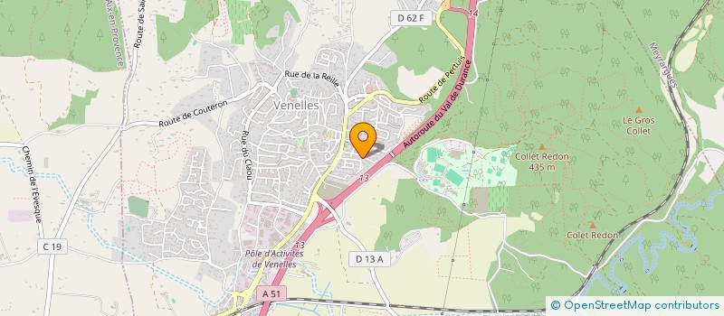 localisation de l'entreprise SCI FASCINATION IMMOBILIER  VENELLES