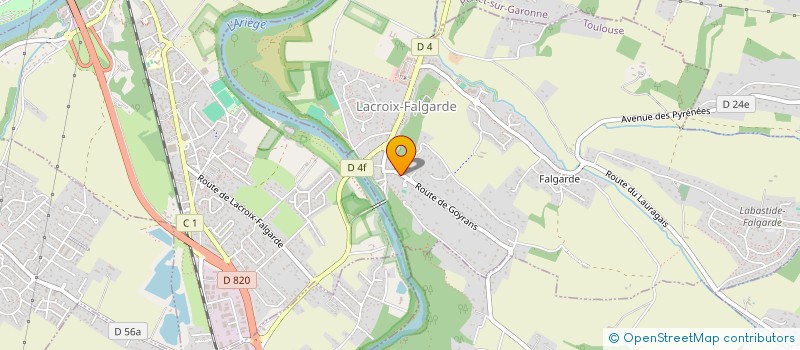 localisation de l'entreprise SCI FASE  LACROIX-FALGARDE