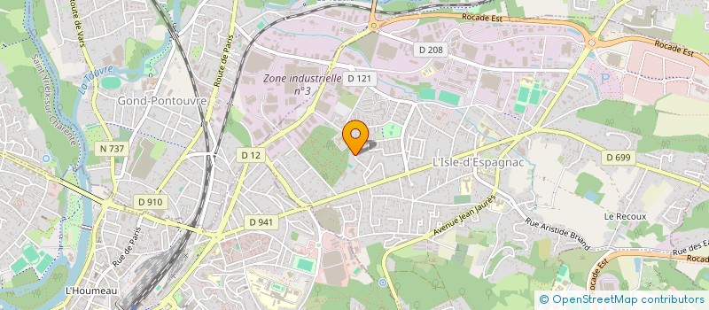 localisation de l'entreprise SCI FASE  L'ISLE-D'ESPAGNAC