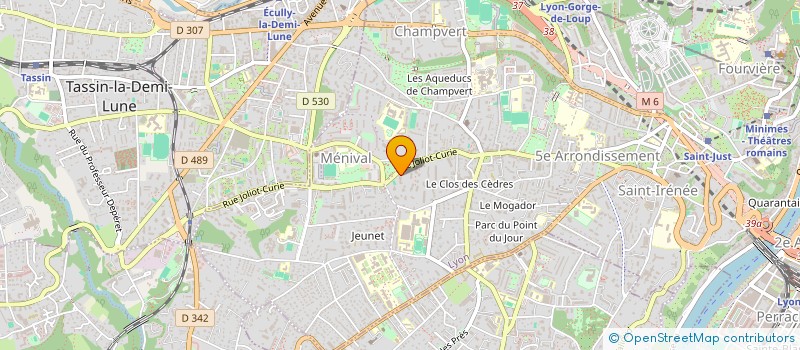 localisation de l'entreprise SCI FASEV  LYON