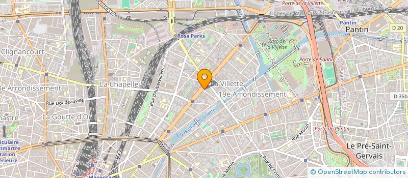 localisation de l'entreprise SCI FASI à PARIS