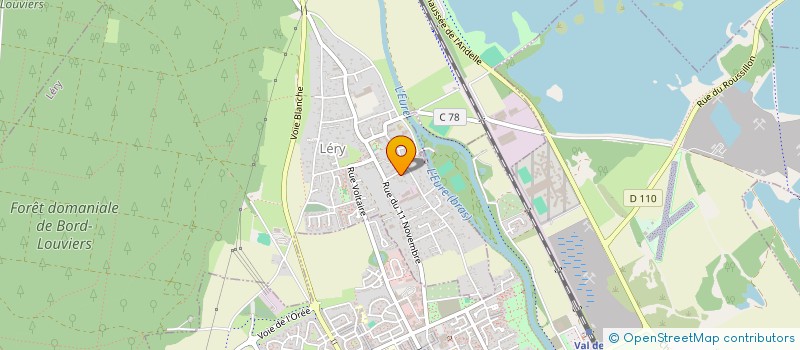 localisation de l'entreprise SCI FASIIART  LERY