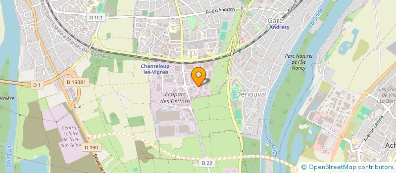 localisation de l'entreprise SCI FASIO  CHANTELOUP-LES-VIGNES