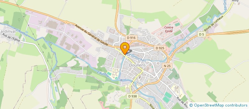 localisation de l'entreprise SCI FASM  DOULLENS