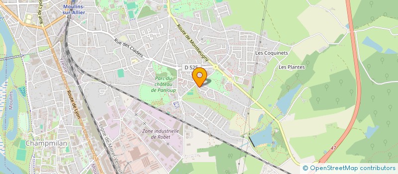 localisation de l'entreprise SCI FASO  YZEURE