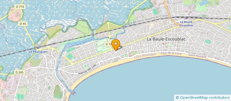 localisation de l'entreprise SCI FASOA  LA BAULE-ESCOUBLAC