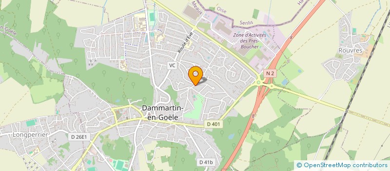 localisation de l'entreprise SCI FASOFRA  DAMMARTIN-EN-GOELE