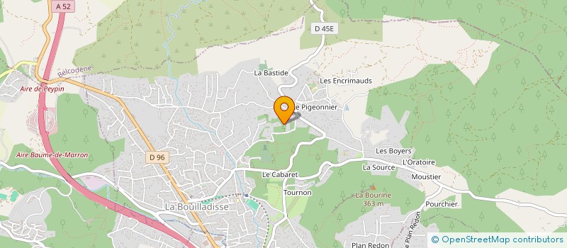 localisation de l'entreprise SCI FASOLBE  LA BOUILLADISSE