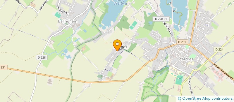 localisation de l'entreprise SCI FASQUEL DEMARET  BREMES