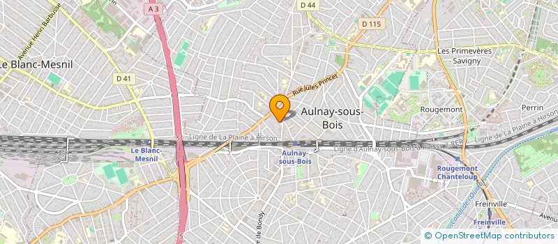 localisation de l'entreprise SCI FASSI INVEST à AULNAY-SOUS-BOIS