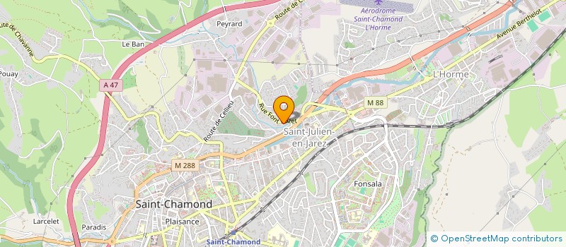 localisation de l'entreprise SCI FASSIN IMMOBILIER  SAINT-CHAMOND