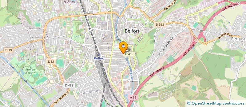 localisation de l'entreprise SCI FASSOLION à BELFORT