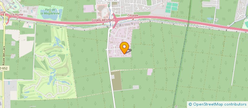 localisation de l'entreprise SCI FAST  GUJAN-MESTRAS