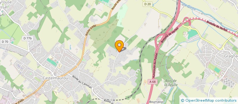 localisation de l'entreprise SCI FAST & CO  CASTELMAUROU