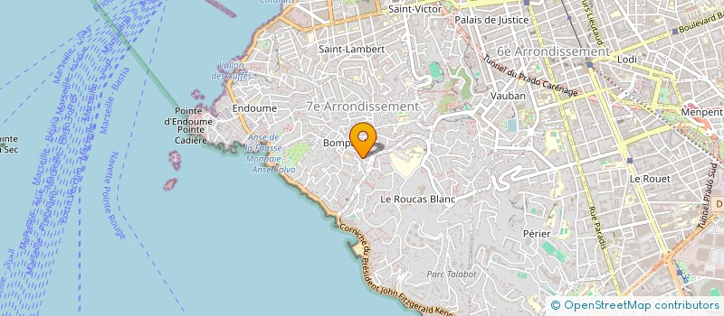 localisation de l'entreprise SCI FASTEVAN à MARSEILLE