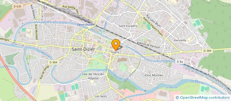 localisation de l'entreprise SCI FASYL à SAINT-DIZIER