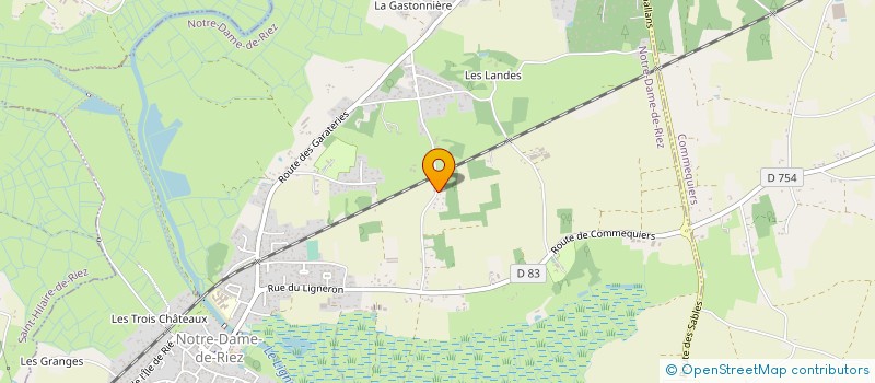 localisation de l'entreprise SCI FASYL à NOTRE-DAME-DE-RIEZ