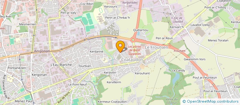 localisation de l'entreprise SCI FASYL  GUIPAVAS