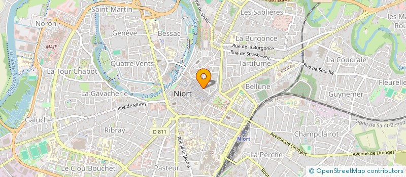 localisation de l'entreprise SCI FAT  NIORT