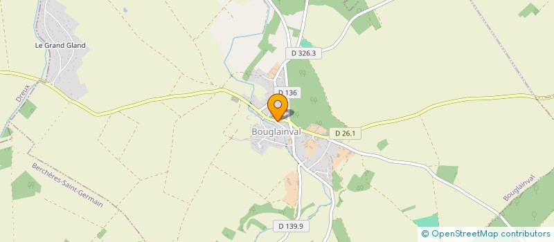 localisation de l'entreprise SCI FAT à BOUGLAINVAL