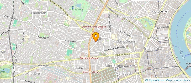 localisation de l'entreprise SCI FATEN DE FRANCE  BORDEAUX