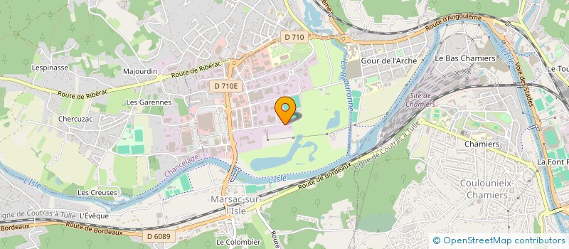 localisation de l'entreprise SCI FATERIC  MARSAC-SUR-L'ISLE