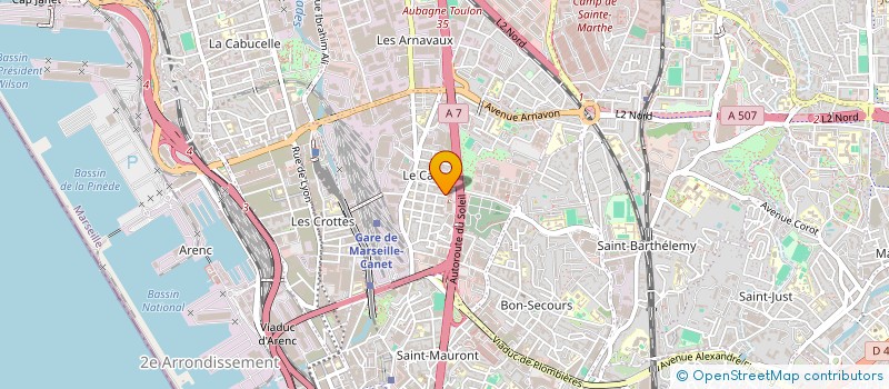 localisation de l'entreprise SCI FATIMA à MARSEILLE