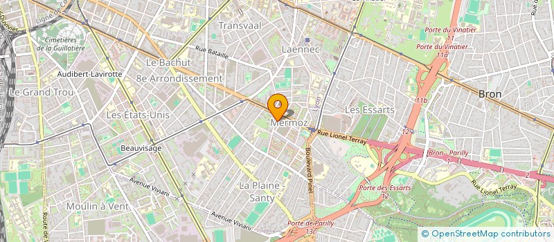 localisation de l'entreprise SCI FATIME  LYON