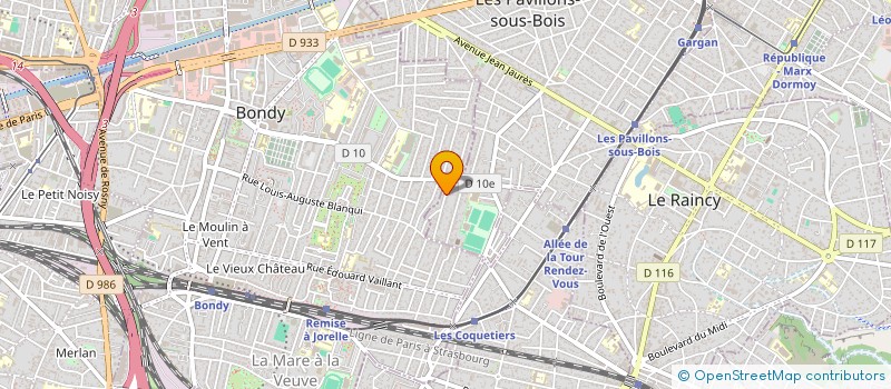 localisation de l'entreprise SCI FATNA  LES PAVILLONS-SOUS-BOIS
