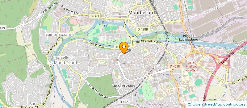 localisation de l'entreprise SCI FATNA à MONTBELIARD