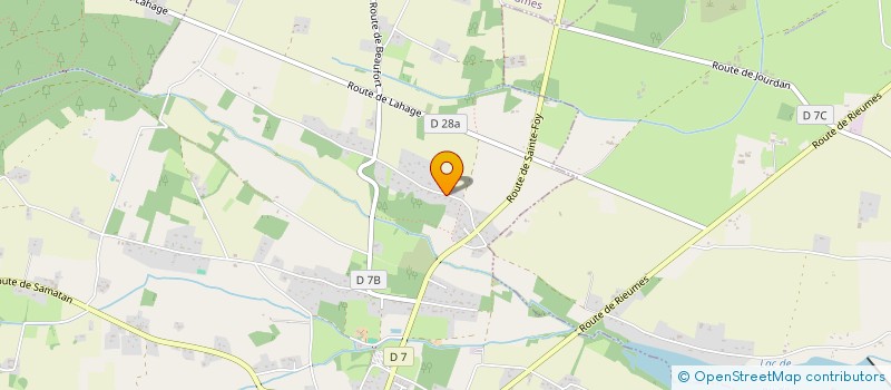 localisation de l'entreprise SCI FATOJEX  RIEUMES