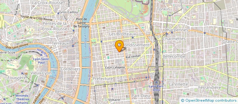 localisation de l'entreprise SCI FATONARD  LYON