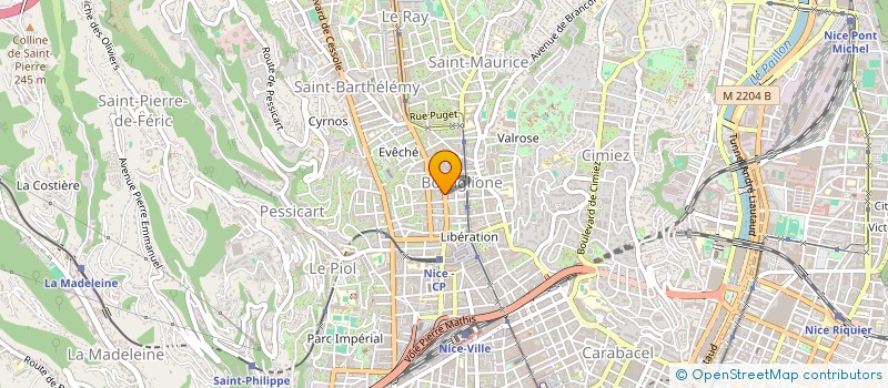 localisation de l'entreprise SCI FATOR à NICE