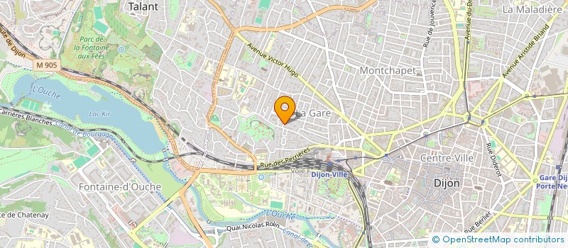localisation de l'entreprise SCI FAUBOURG 56 à DIJON