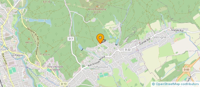 localisation de l'entreprise SCI FAUBOURG  OFFEMONT