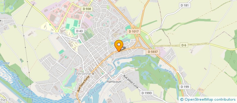 localisation de l'entreprise SCI FAUBOURG DE BRETAGNE  PERONNE