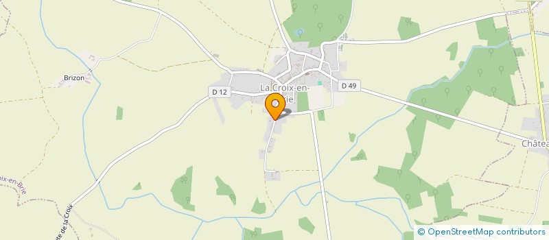 localisation de l'entreprise SCI FAUBOURG DES POTERIES à LA CROIX-EN-BRIE