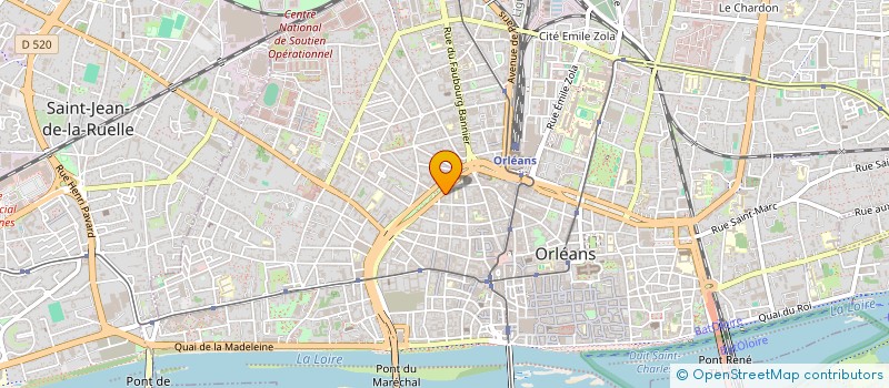 localisation de l'entreprise SCI FAUBOURGOGNE à ORLEANS
