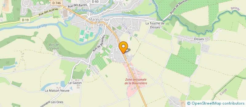 localisation de l'entreprise SCI FAUCHARD  MAREUIL-SUR-LAY-DISSAIS