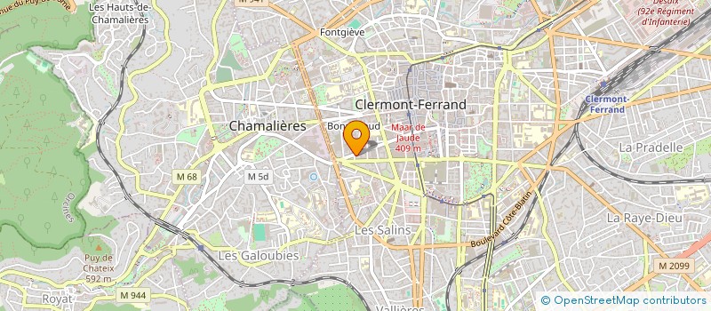 localisation de l'entreprise SCI FAUCHARD  CLERMONT-FERRAND