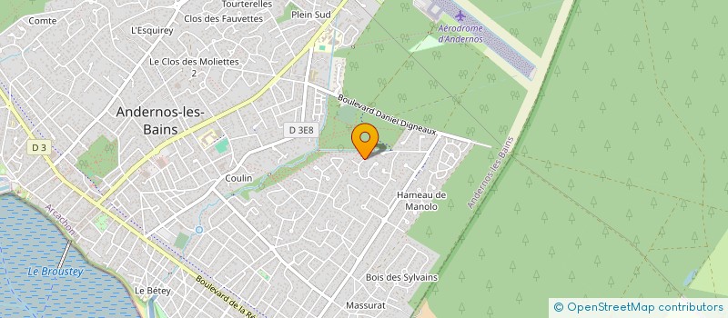 localisation de l'entreprise SCI FAUCHE-HUGGET  ANDERNOS-LES-BAINS