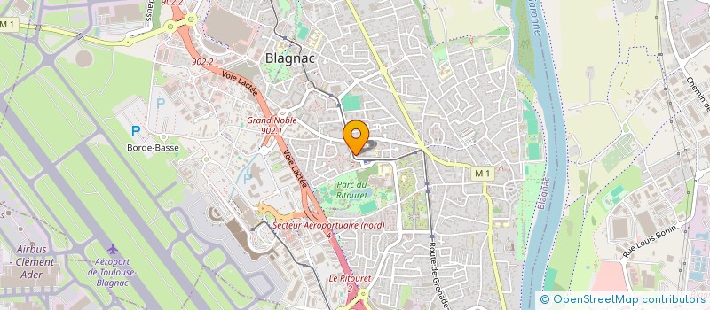 localisation de l'entreprise SCI FAUCHER PALMYRE  BLAGNAC