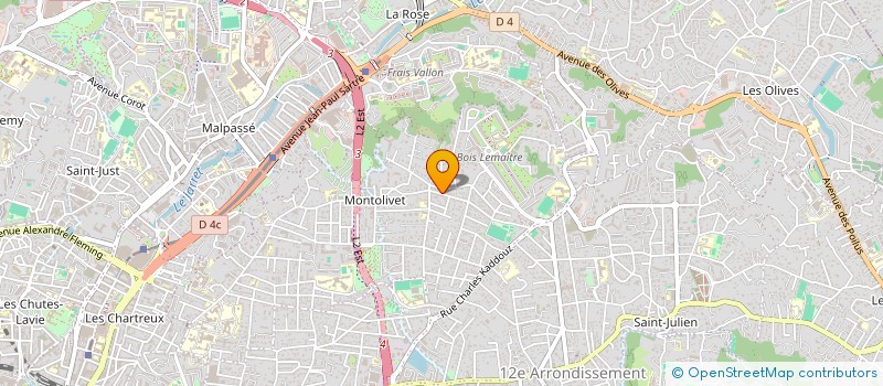 localisation de l'entreprise SCI FAUCHIER à MARSEILLE